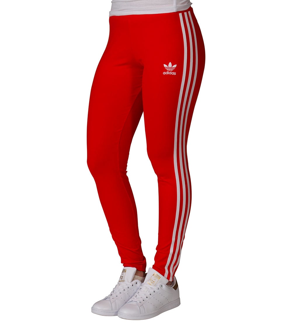 red adidas tights womens