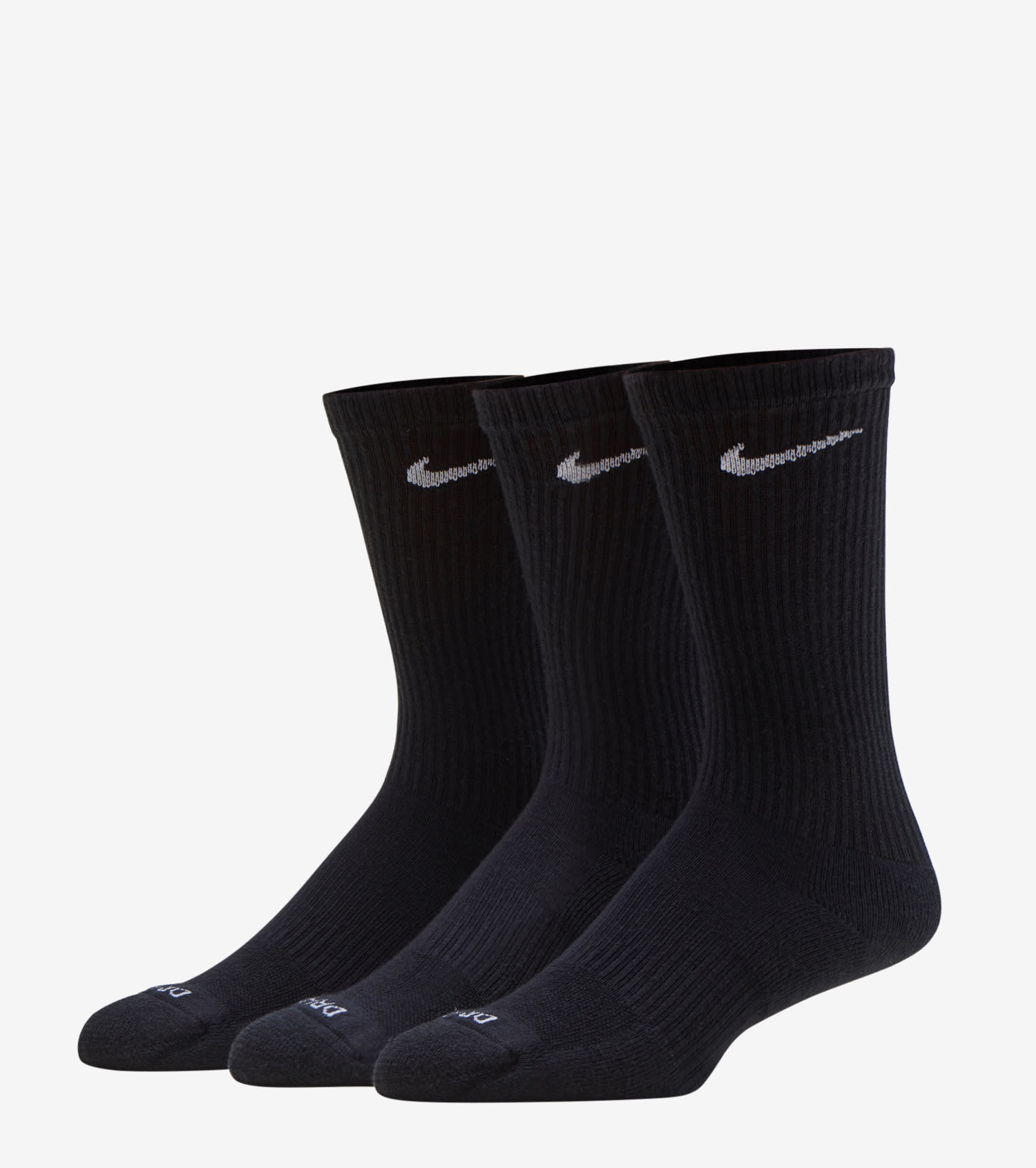 Nike 6-Pack Everyday Cushion Crew Socks (Black) - SX6897-010 | Jimmy Jazz