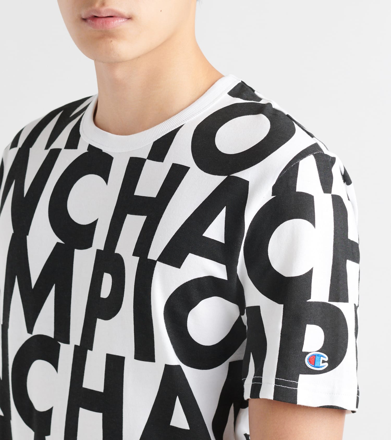 Champion Heritage SS Tee All Over Print (White) - T1919S-7Y | Jimmy Jazz