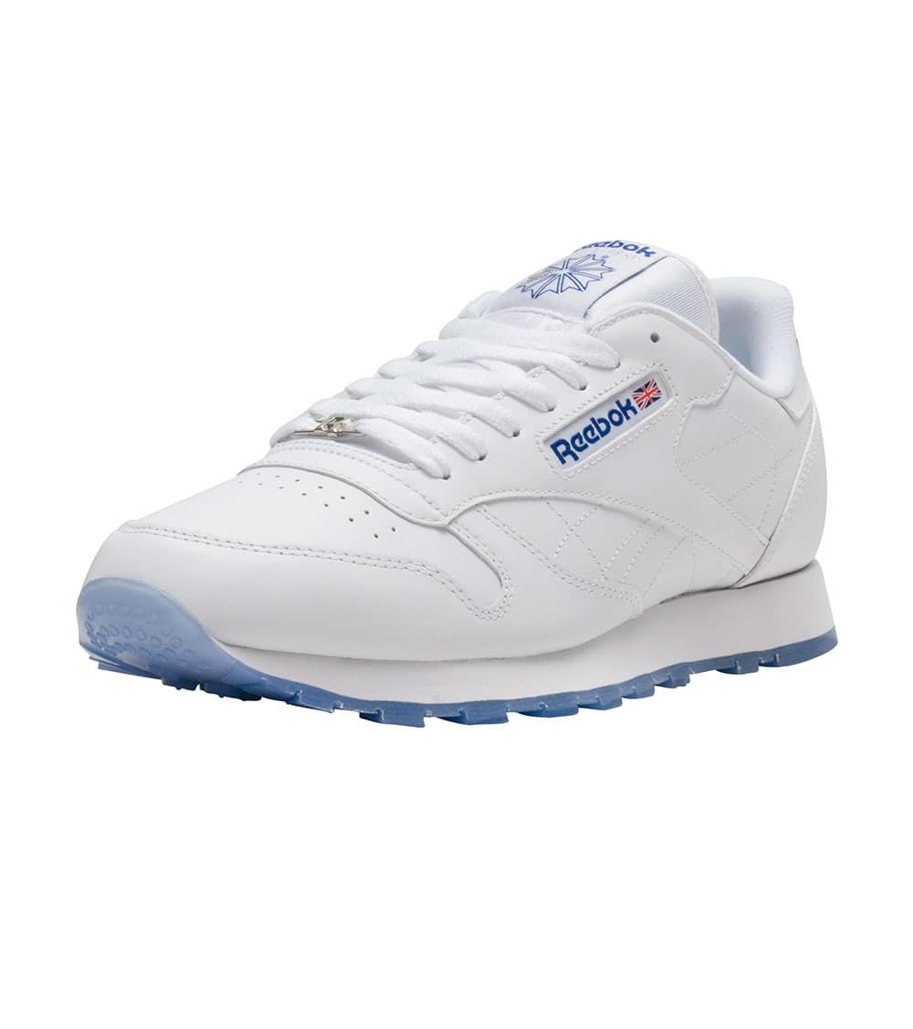 reebok classic with blue sole