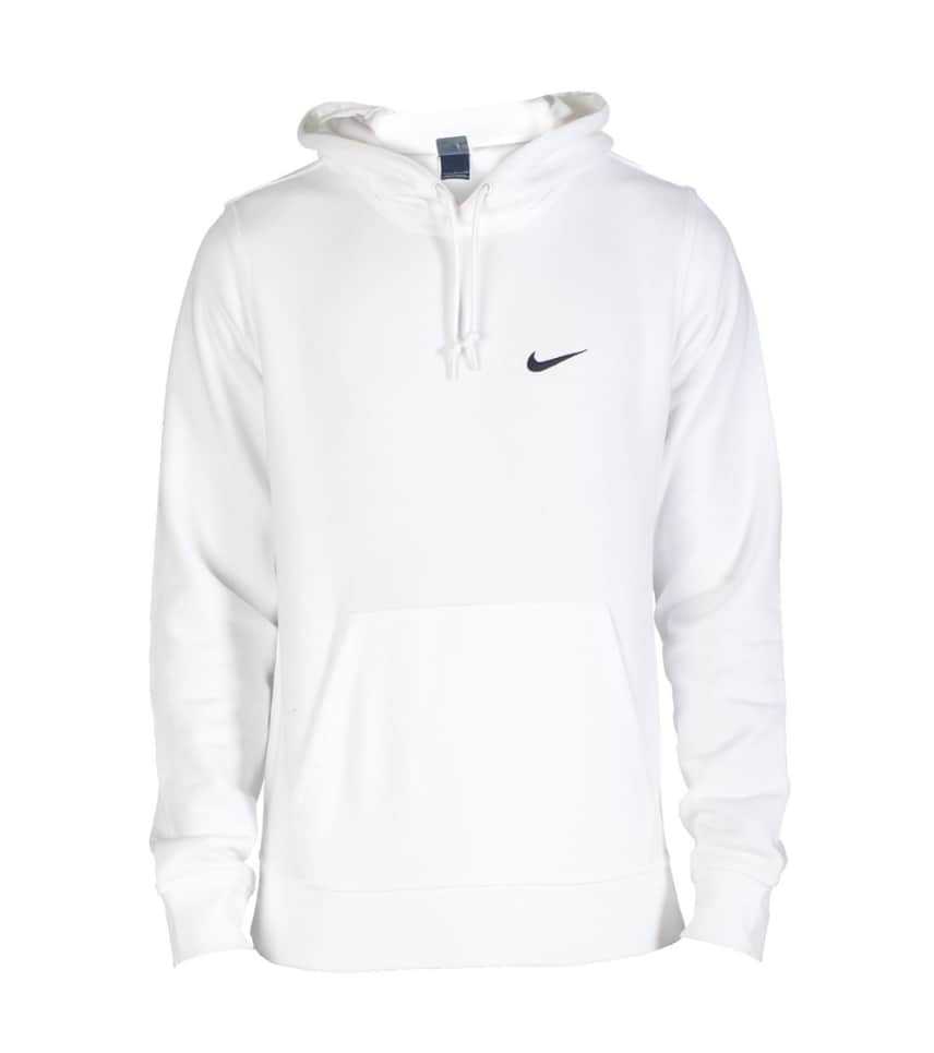 NIKE SPORTSWEAR Nike Club Swoosh PUllover Hoodie (White) - 611457100 ...