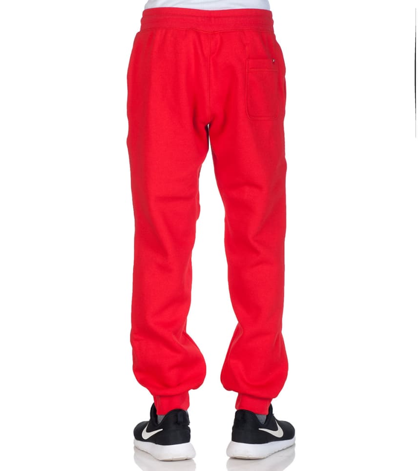 Nike Aw77 Fleece Cuff Logo Pant (Red) - 647567600 | Jimmy Jazz