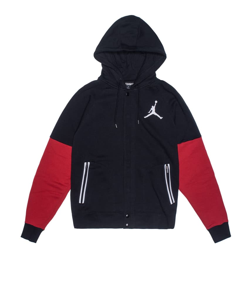 Jordan The Varsity Hooded Jacket (Black) - 689020-011 | Jimmy Jazz