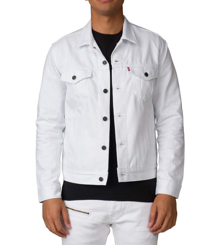 Levis Trucker Denim Jacket (White) - 72334-0236 | Jimmy Jazz