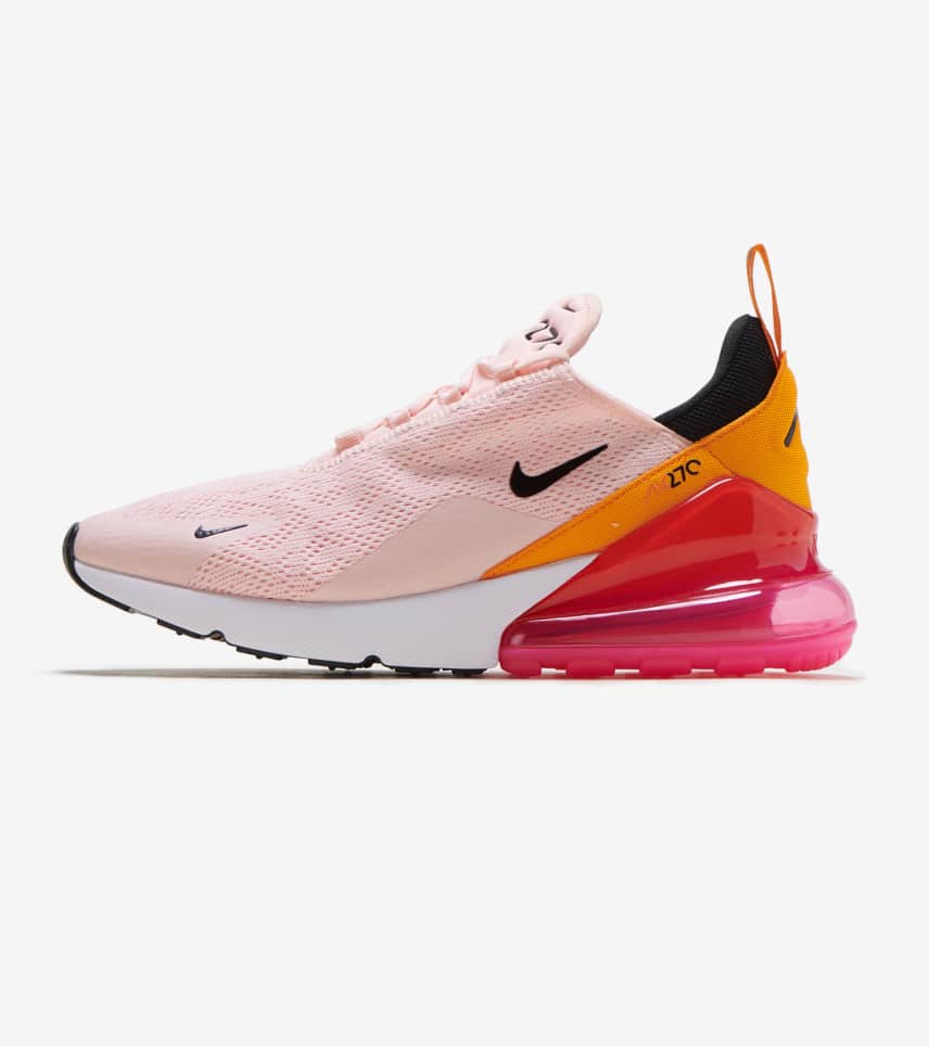 nike 270 yellow and pink