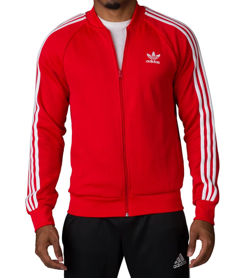 adidas Superstar Track Jacket (Red) - AY7062-600 | Jimmy Jazz