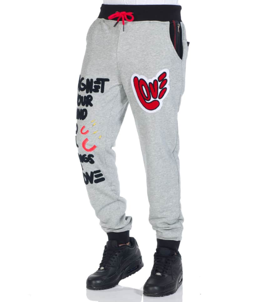 BASS BY RON BASS All Things Love Jogger Pant (Grey) - B43031 | Jimmy Jazz