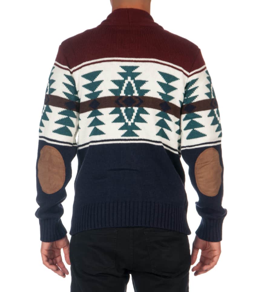 American Stitch Patch Sleeve Cardigan Sweater (Multi-color) - FW15205 ...