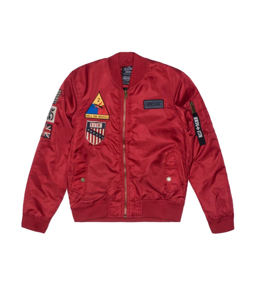 Heritage Heritage Multipatch Jacket (Red) - HAWJKT032 | Jimmy Jazz
