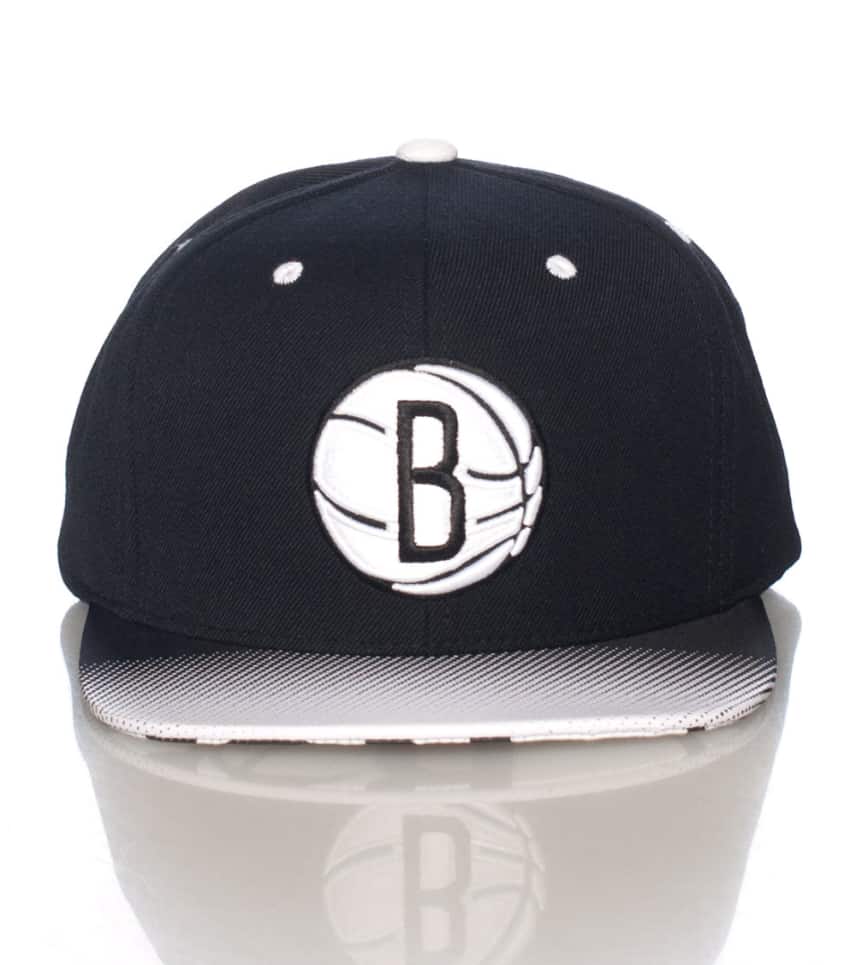 Mitchell and Ness Brooklyn Nets NBA Snapback Cap (Black) - NZ55Z5BNETS ...