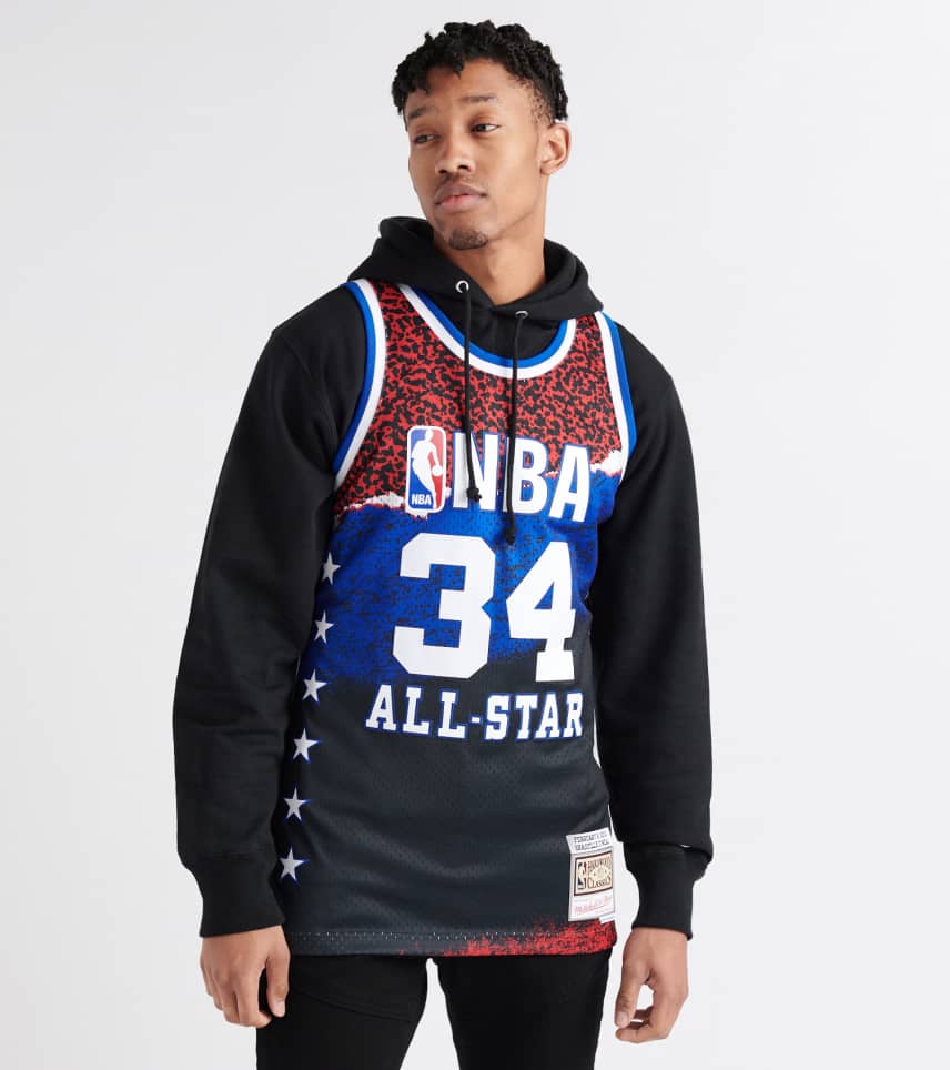 Mitchell and Ness All-Star Game Shaquille O'Neal Jersey (Blue ...