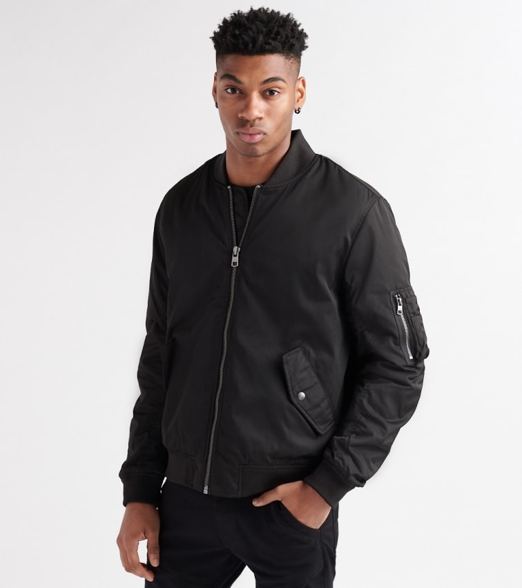 Calvin Klein Bomber Jacket (Black) - 41J1548-013 | Jimmy Jazz